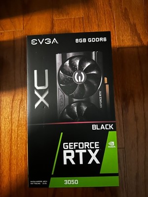NEW, Sealed, EVGA NVIDIA GeForce RTX 3050 8GB GDDR6 Gpu (08G-P5-3551-KR)