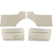 For VW Karmann Ghia Door Panel Set Cream - 4 Piece Interior Trim Restoration Kit