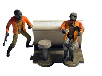 STAR WARS SAGA/POTF Figure Lot PONDA BABA AKA WALRUSMAN x2 & CANTINA BAR SECTION