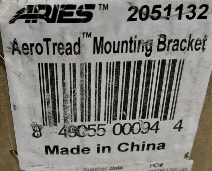 Kit de montagem de placa de corrida 2051132 Aries para Jeep Cherokee 2014-2020 NOVO - Imagem 3 de 3