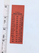 Vintage Unused 1950s Rutland Railroad Conduct...