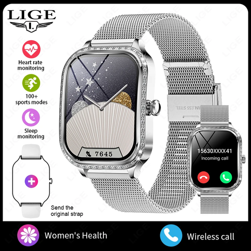 Smart Watch Women Waterproof Bluetooth Call Sports Fitness Heart Rate Monitor Sm - Picture 18 of 20