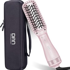 3-in-1 Paddle Brush Dryer & Styler - Dry, Straighten & Smooth Hair, Travel Ready