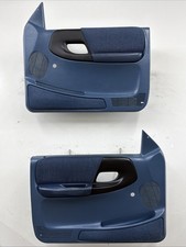 1995-2001 Ford Ranger Set Of Front Interior Manual Door Panels Oem Blue 1995-2001 Ford Ranger Set Of Front Interior Manual Door Panels Oem Blue