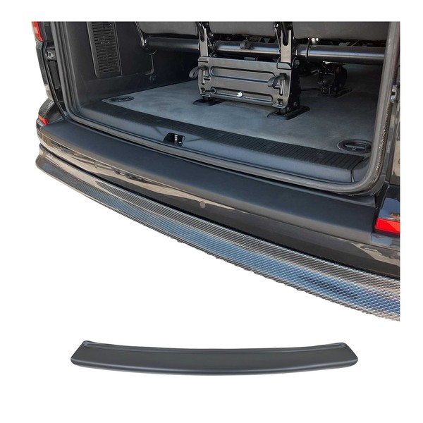 Ladekantenschutz FüR VW T5 T6 Transporter Alle 2003-2024 HecktüRen Matt Schwarz-image