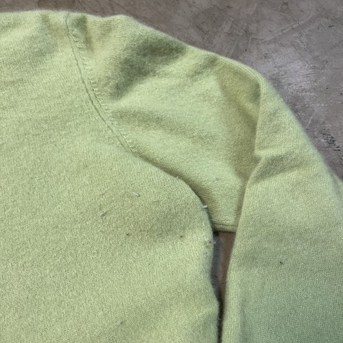 Collection Fifty Nine 100% Kaschmir grün Strick Rollkragen Pullover Gr. XL - Bild 4 von 6