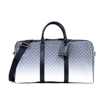 Michael Kors Cooper Men Carry-On Duffle Weekender Travel Luggage Bag -Black