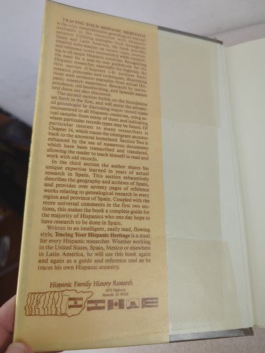 Rare 1988 - Tracing your Hispanic Heritage - Genealogy - George Ryskamp - Picture 7 of 9