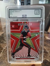 Graded 2024 Rookies & Stars Michael Penix Jr #179 Red RC Football Card MPE 10