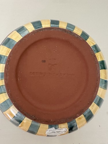 Mackenzie Childs PICCADILLY Multicolor Ceramic Majolica Serving Bowl 9" - Picture 5 of 6