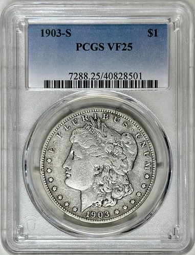 1903 S MORGAN SILVER DOLLAR PCGS VF25