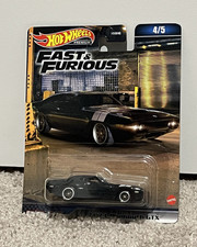 Hot Wheels Premium Fast & Furious 1971 Plymouth GTX 1:64 Diecast Black