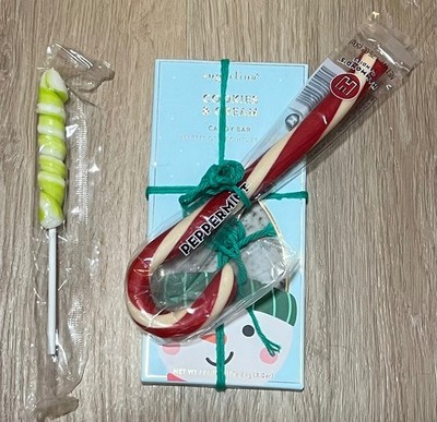 Sugarfina Cookies & Cream Candy Bar + Hammond s Peppermint Candy Cane Gift Set