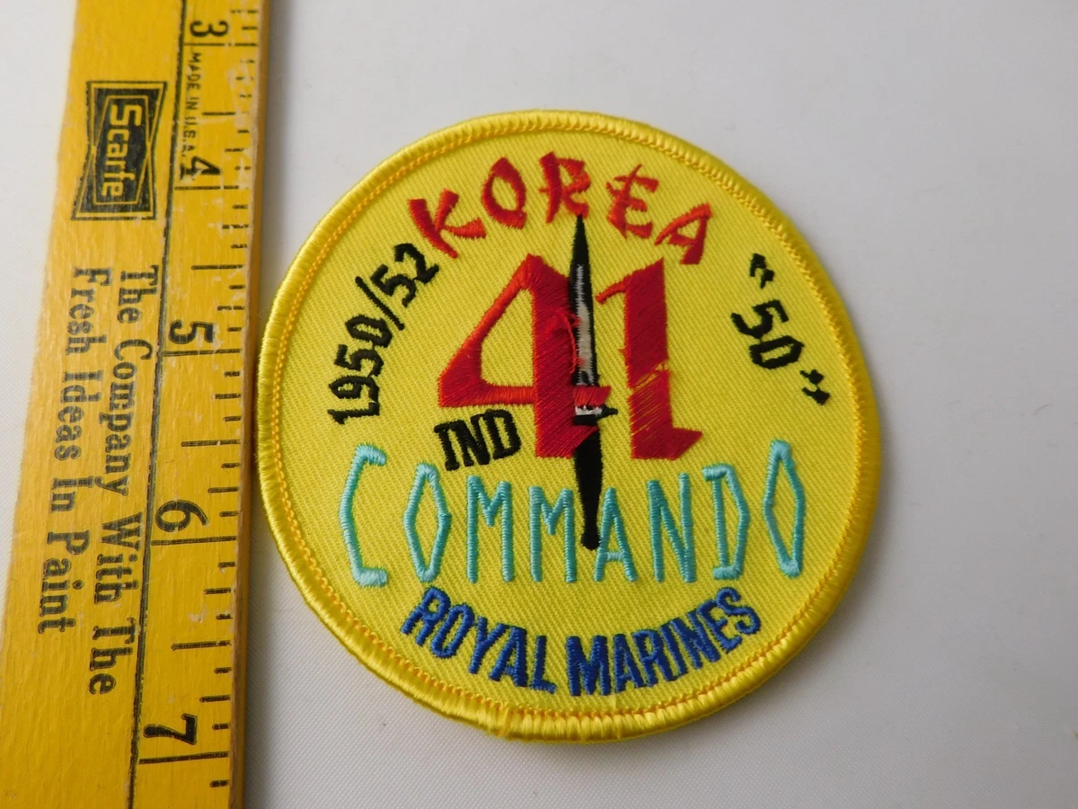 41 INDEPENDENT COMMANDO ROYAL MARINES PATCH KOREAN WAR MILITARY SERVICE