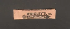 UNOPENED STICK 1920S WRIGLEY'S SPEARMINT CHEWING GUM