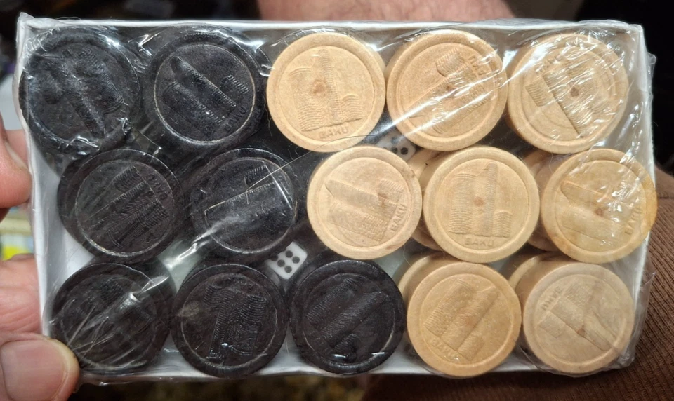 Nard/Backgammon Takhteh Board Handcrafted Vintage Persian Game - Image 2 of 4