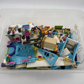 Lego Friends Ski Resort 41324 Water Park 41323 Sunshine Harvest 41026 Incomplete