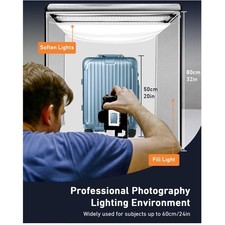 32x32in Professional LED Light Box Photography Kit