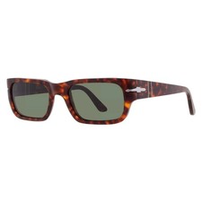 Persol Adrien Green Rectangular Unisex Sunglasses PO3347S 24/31 55