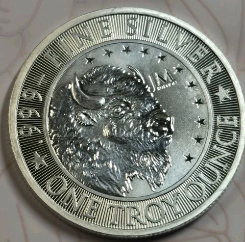 1 oz JM Bullion Buffalo Silver Round (Reverse Proof-Like, New)