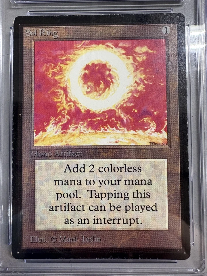 Magic: The Gathering MTG Limited Edition Beta Sol Ring - CGC 5 Excellent - Image 2 of 4