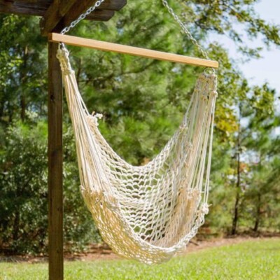 Pawley's Island Sand Dollar Cotton Rope Hammock Swing 45