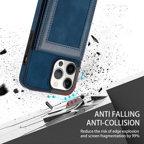 Slim Flip Case Card Slot Leather Cover for iPhone 13 12 11 Pro Max XR XS SE 7 8 - Picture 12 of 37