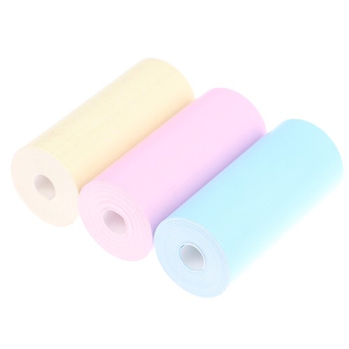 3 Rolls Portable Mini Printer Thermal Label Printers Paper 57x25mm DIY Stic BIBI - Bild 5 von 8
