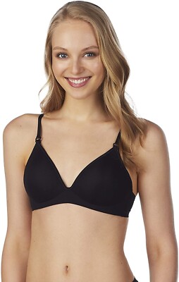 OnGossamer 254491 Womens Micro Nursing Bra Black Size 32 D