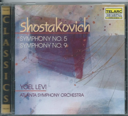 YOEL LEVI-ATLANTA SYMP ORCH" SHOSTAKOVICH-SYMP No.5, SYMPH No.9" 1989 TELARC USA - Bild 1 von 2