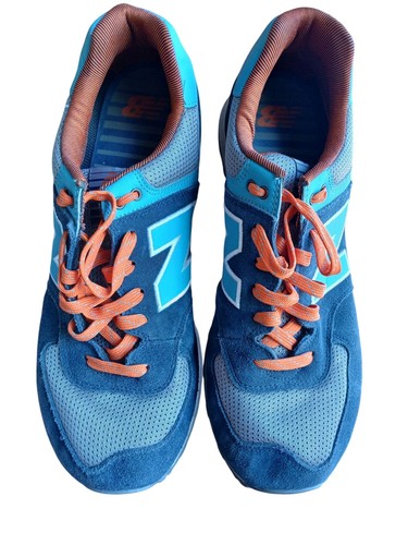 New Balance 574 Out East Cadet Blue Orange Tan Men's Size 11.5 S03 R - Imagen 3 de 6