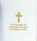 Christening Personalised Embroidered towels  Gift Christmas Birthday present