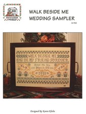 Rosewood Manor Designs / Karen Kluba  S-1110 Walk Beside Me Wedding Sampler