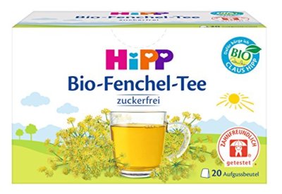 HiPP Fennel Tea -ORGANIC Tea  -Made in Germany- 20 tea bags-FREE SHIPPING