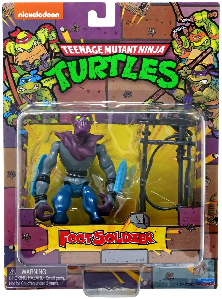 TMNT 1987 Retro Foot Soldier Action Figure [Villains Mutant Module]