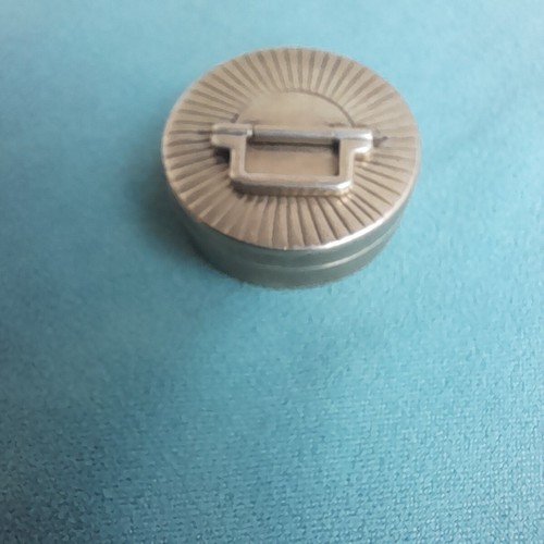 GIOIELLERIA SERRA - ROMA SCATOLINA IN ARGENTO 925 CON MANICO, gr. 18,9 VINTAGE