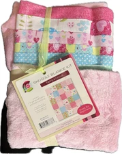 Creative Cuts Floral Chic Snuggle Blankie Kit pink fancy's circus