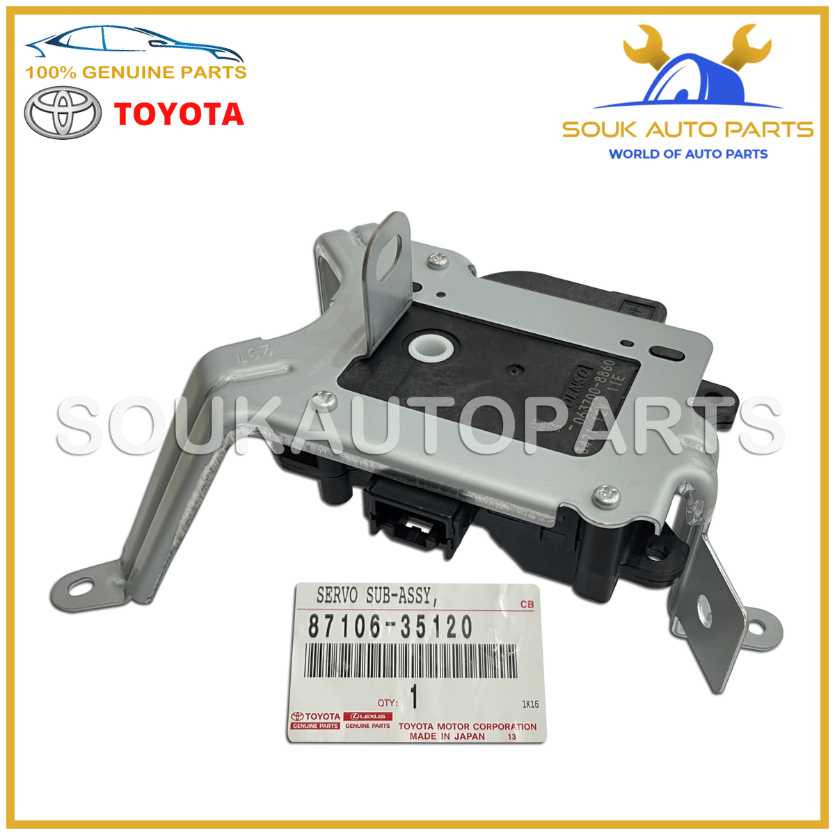 87106-35120 Genuine Toyota SERVO SUB-ASSY, DAMPER (FOR MODE