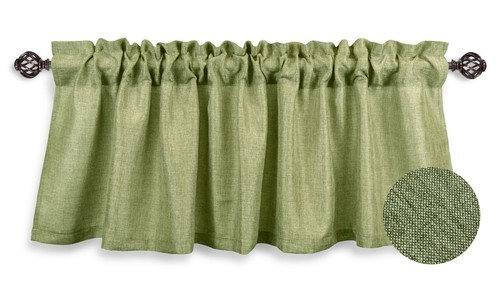 Aiking Home (1 Pack) Faux Linen Semi-Sheer Window Valance, 56 x 16 inches - Picture 29 of 53