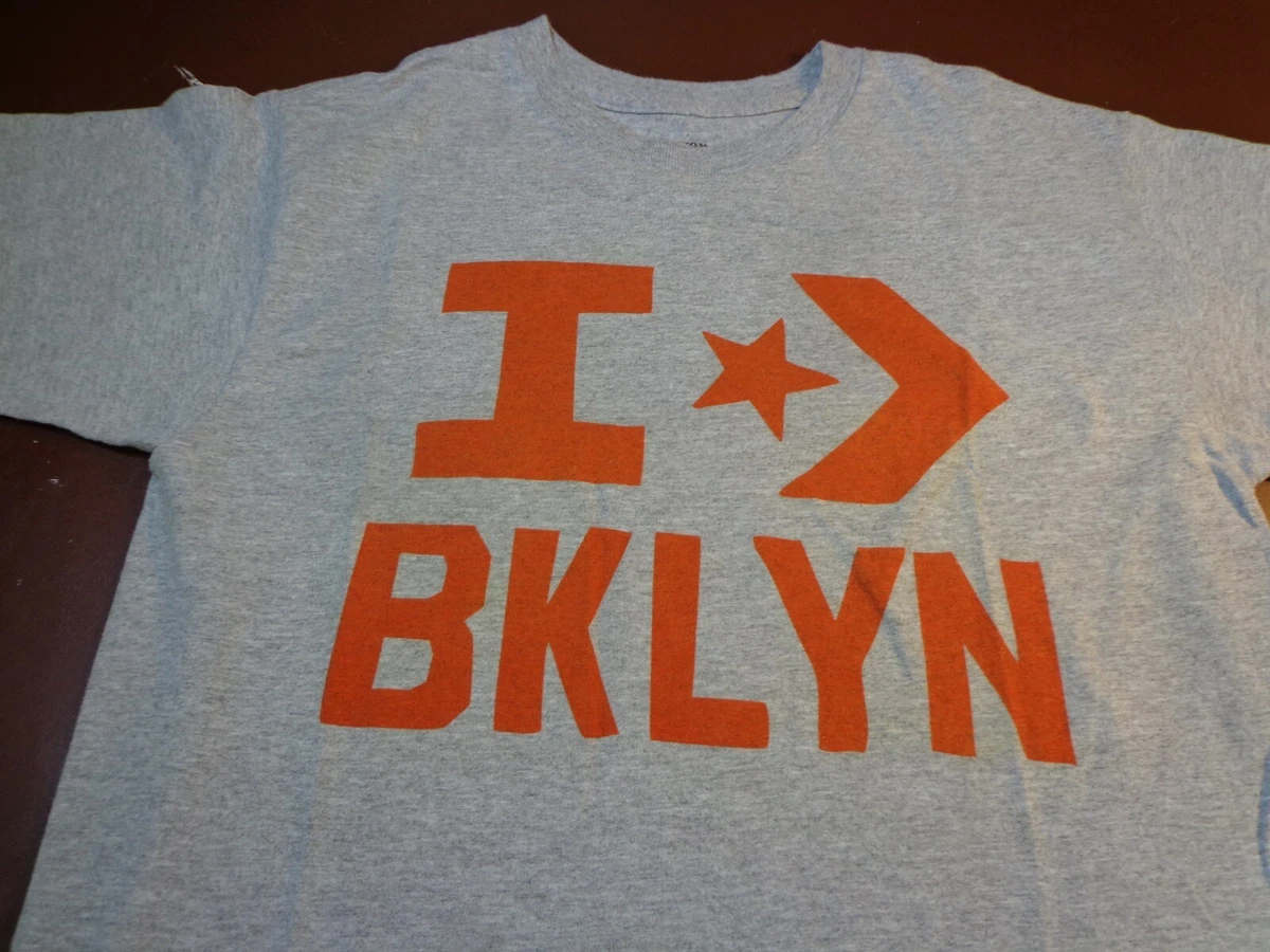 Converse BKLYN Brooklyn Gray T Shirt Small F47