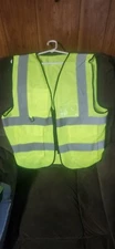Mesh High Visibility Safety Vest, ANSI/ ISEA 107-2010 With 5 Pockets