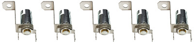 BA9s Bayonet Lamp Holder Bulb Socket, 1-1/8'' Bracket for Bally Gottlieb (Qty: 5)