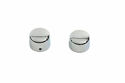 Chrome Front Axle Cap Cover Set Cap Style fits Harley Davidson Chrome Front Axle Cap Cover Set Cap Style fits Harley Davidson
