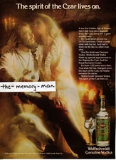 Wolfschmidt Vodka Czar 1978 Picture Print Ad Clipping Page Merit Cigarettes ad