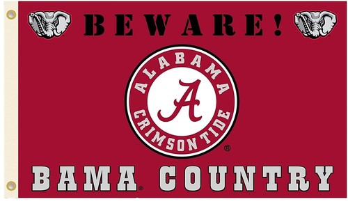 University Of Alabama Gartenflagge – Crimson Tide Design, 48x30 Cm, 100% Polyester