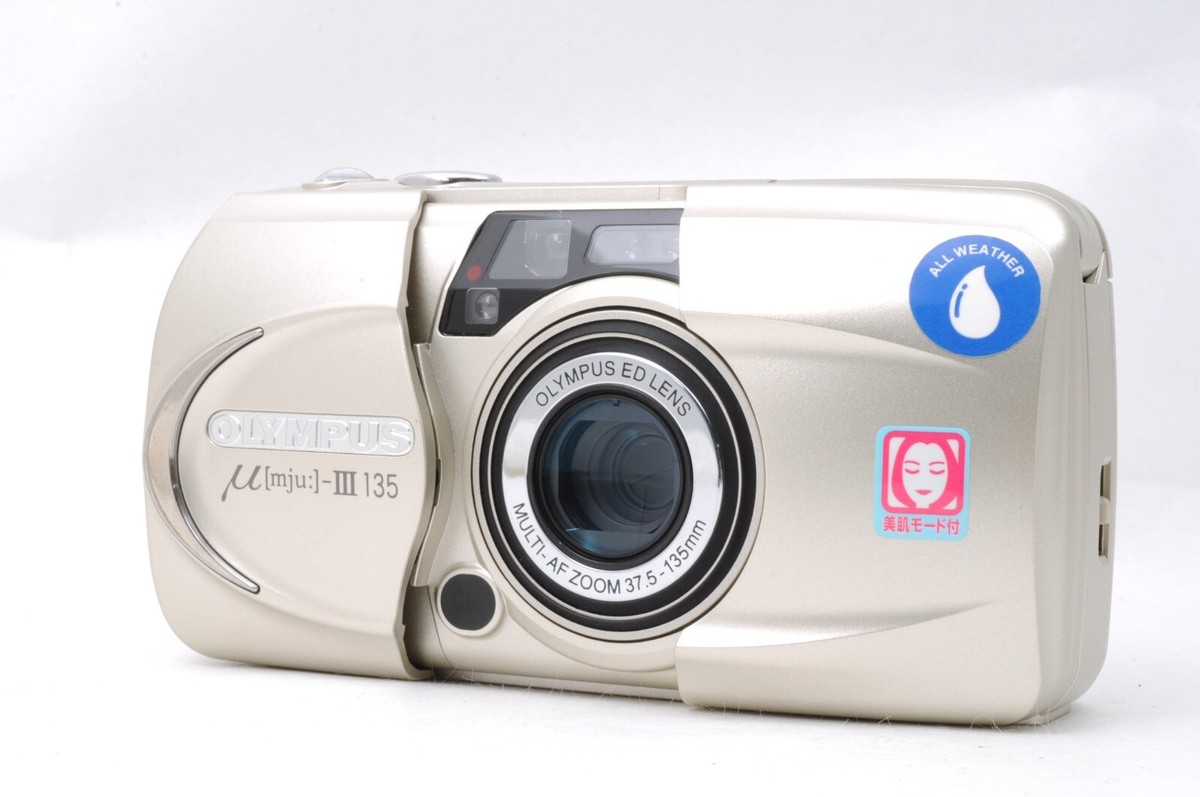 OLYMPUS μ[mju:]-III 135 NEAR MINT] Olympus μ Mju III 135 Point & Shoot 35mm Film