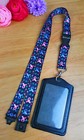 Spirius Original Lanyard Neck Strap with BLACK Leather ID Card Badge Holder