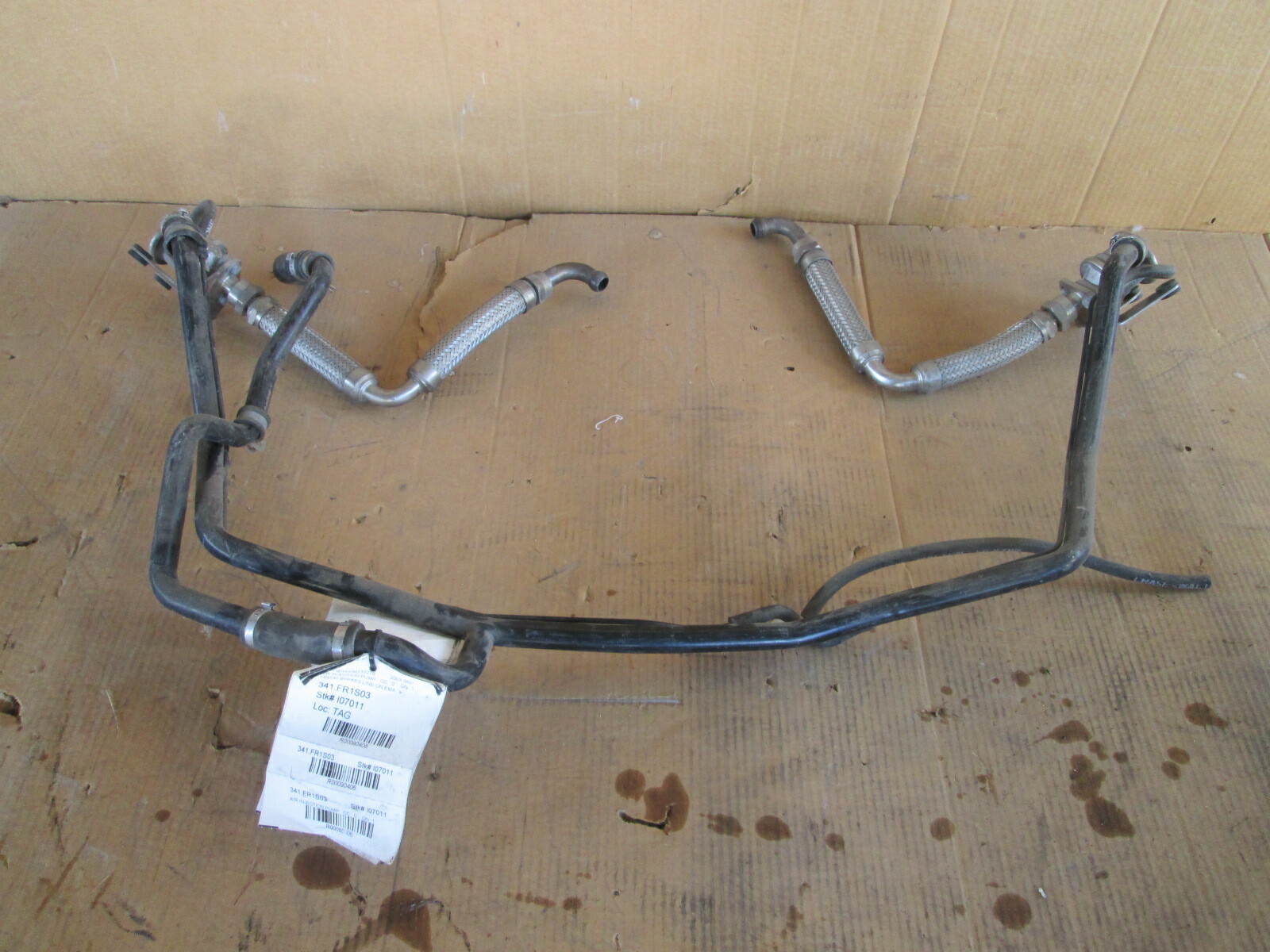 Ferrari 360 Spider -  Air Injection Line Connection Pipe Complete  P/N 183730 