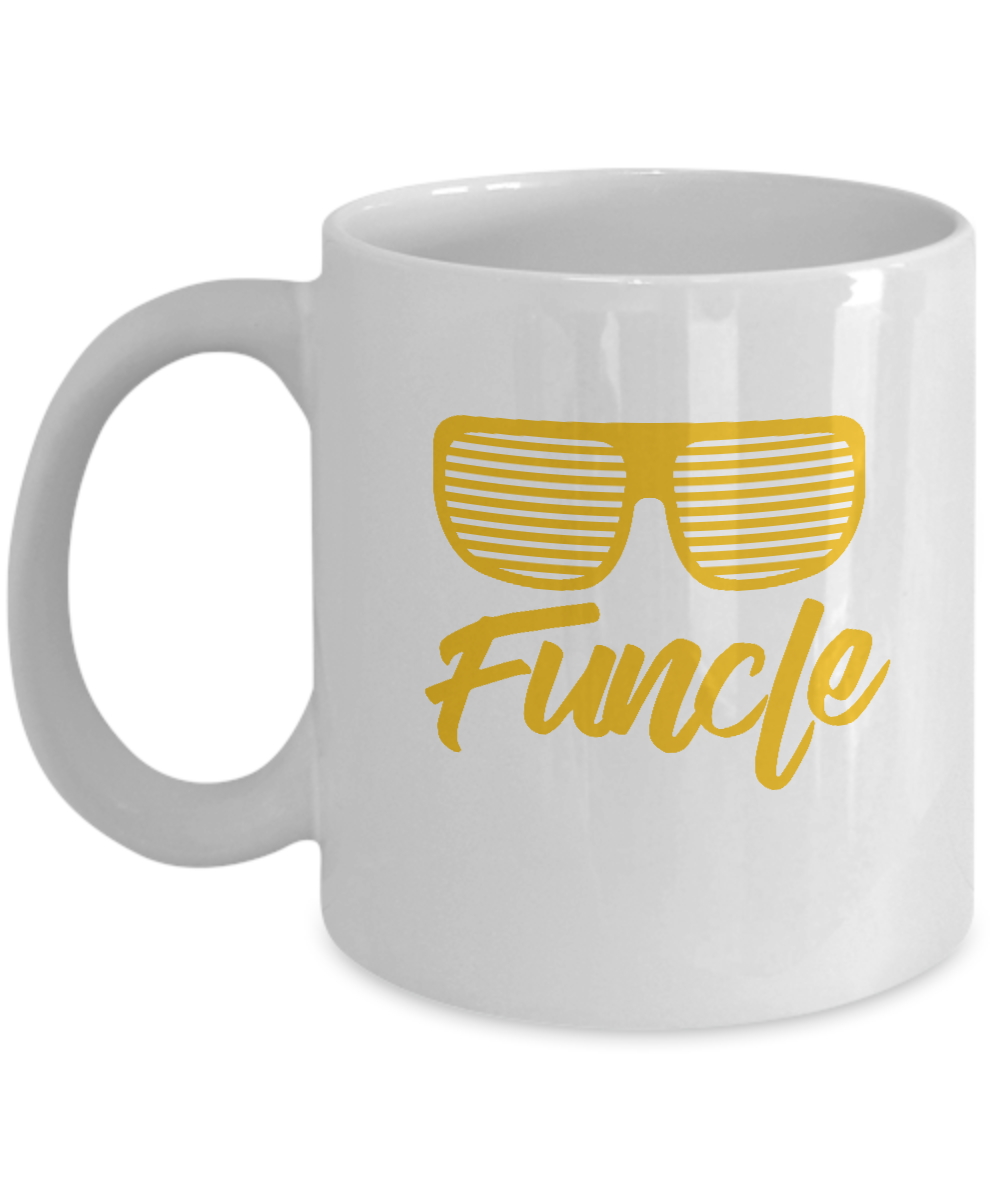 Cool and Funny Mens Funcle Sunglasses Coffee & Tea Mug