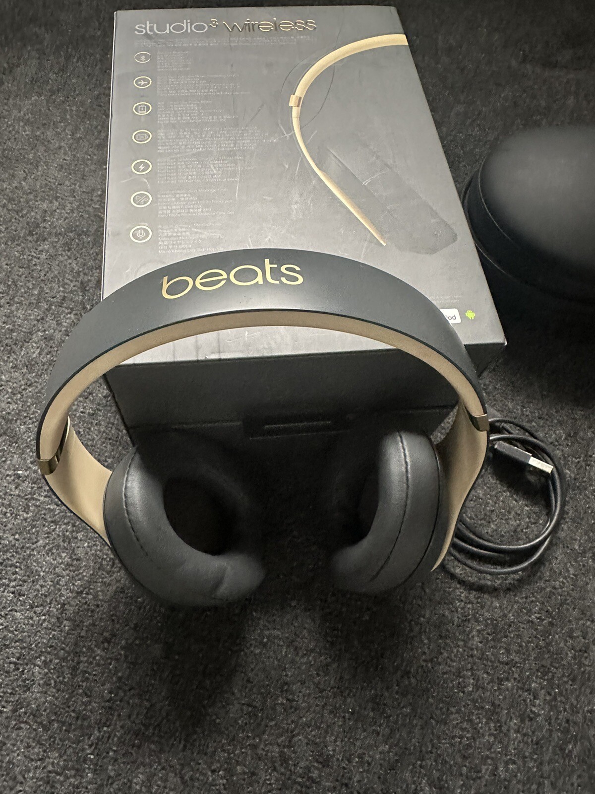 Beats Studio3 Wireless OverEar Headphones Shadow Grey 190198532121 eBay